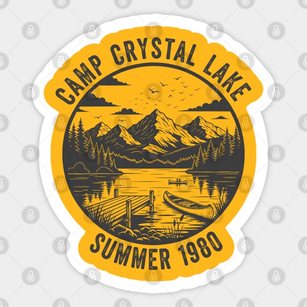 Crystal Lake, Summer 1980 Sticker by enrynz